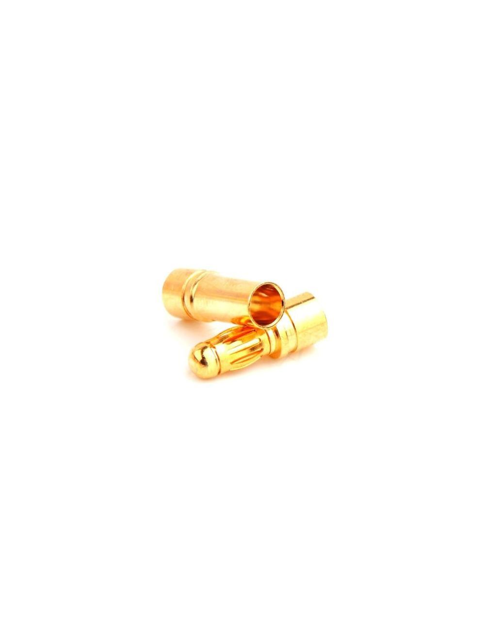 4mm Gold Plated Bullet Connector Male & Female 1 Pair 4mm Gold Plated Bullet Connector Male & Female 1 Pair